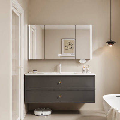 Bathroom cabinet French vintage style