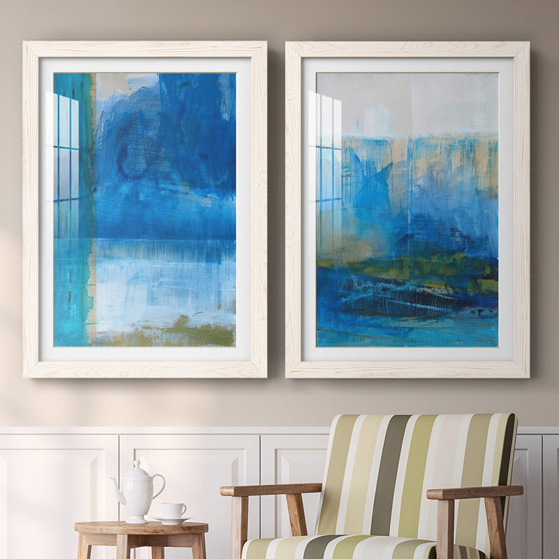 Bay Walk I-Premium, reproduction encadrée - prête à être accrochée, Blanc, H 27,5 po x l 75 po x P 1,5 po