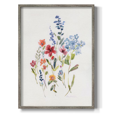 Spring Flower Garden I Framed Print - Solid Wood 48639