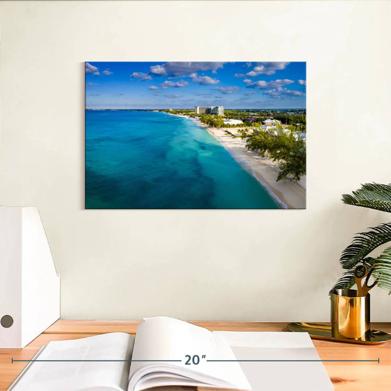 Nicci Cayman Island Shoreline, H 8 po x l 12 po