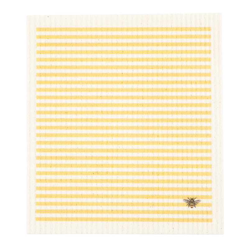 Linge à vaisselle suédois, Jaune / blanc