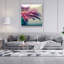 Superbe peinture décorative en verre trempé 23,6 po x 23,6 po | 100% verre trempé, épaisseur: 0,16 pouce | Impression UV pour des couleurs éclatantes | Art mural parfait pour la décoration de la maison ou du bureau, design moderne et élégant-434639129