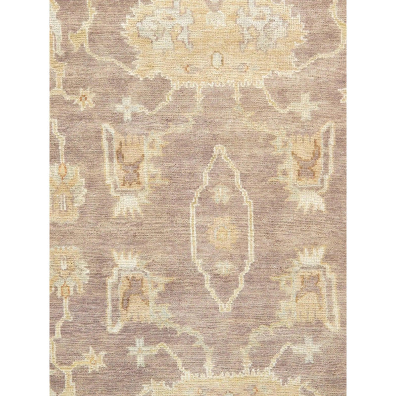 Canvello Oushak Hand-Knotted Lamb's Wool Area Rug- 9'3" X 11'10"