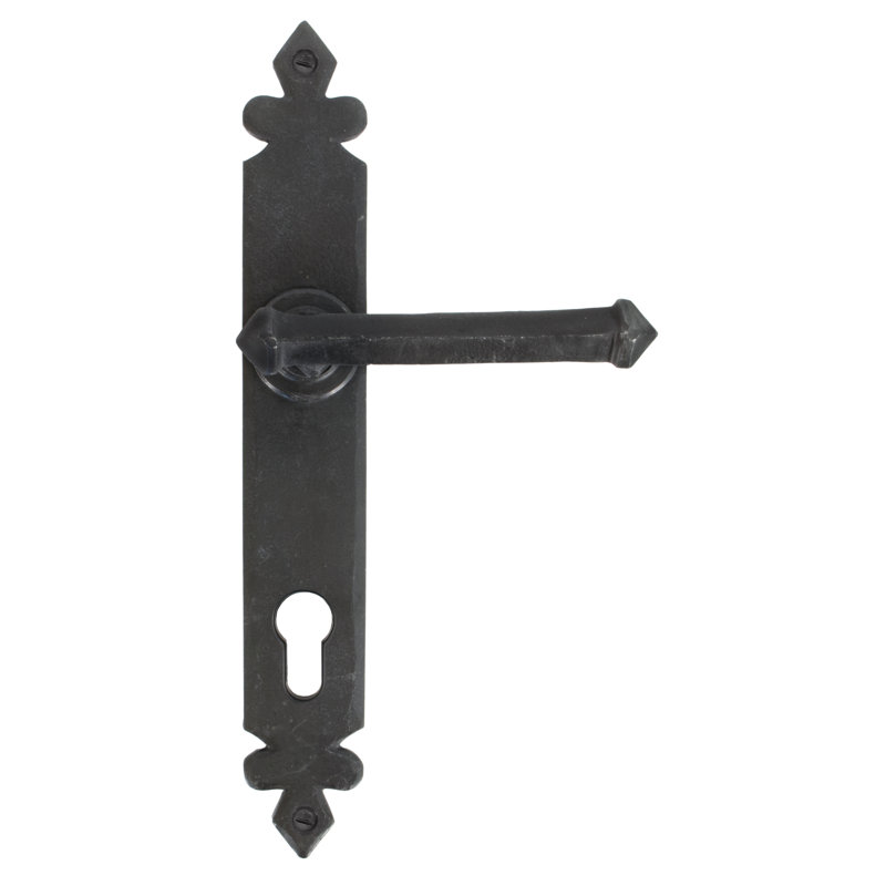 Tudor Lock Door Handle, Beeswax
