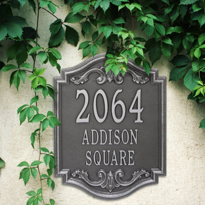Signature Series 3-Line Wall Address Plaque