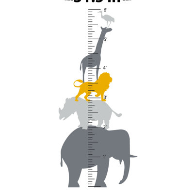 Animals Non-Wall Damaging Wall Decal
