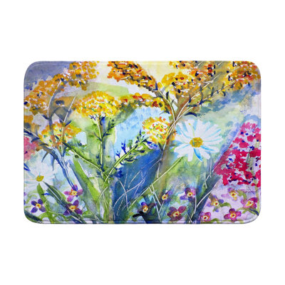 Wild Flowers Bath Mat