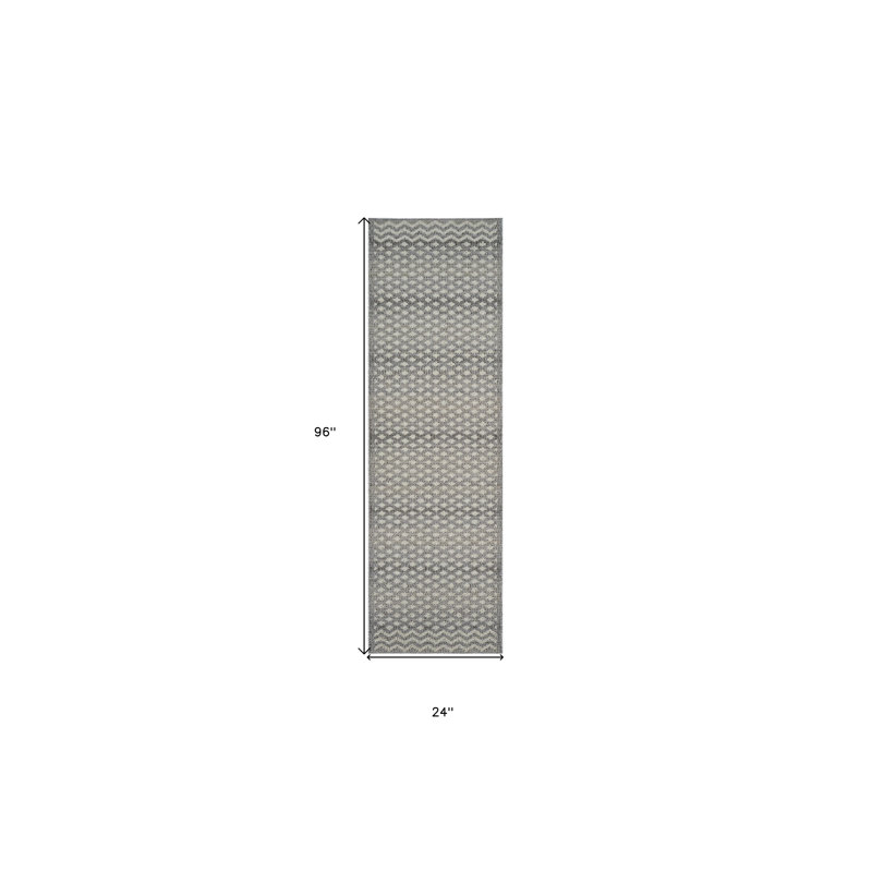 Tapis marocain gris et beige 8 pi