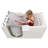 Ella Ultimate 30"x60" Acrylic Air and Hydro Massage + Independent Foot Massage Walk-In-Bathtub, Left Inward Swing Door, 5 Piece Fast Fill Faucet, 2" Dual Drain-16548767