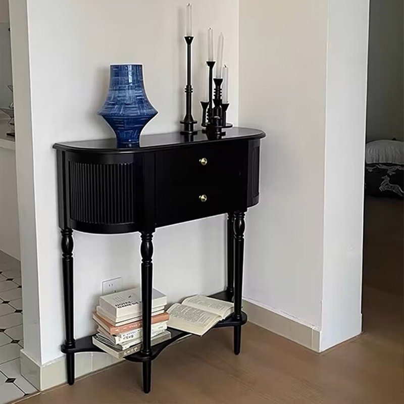 Console italienne de luxe décontractée, H 35,83 po x l 39,37 po x P 11,81 po