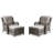Bonia Outdoor Lounge Chair with Ottoman-1515826330
