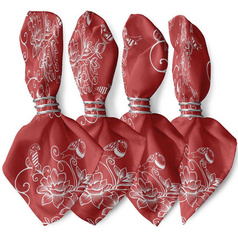 Serviette 22 "Aspacio, Corail