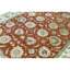 Wool Oriental Area Rug in Rust/Ivory/Gray