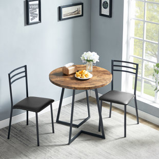 Ensemble table de salle à manger pliante avec 4 chaises de salle à manger,  table à abattants en bois massif avec 1 tiroir, pour petit espace, salle à  manger, meubles de cuisine