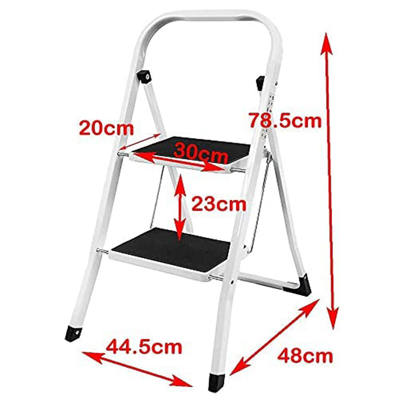 2 - Step Steel Folding Step Ladder