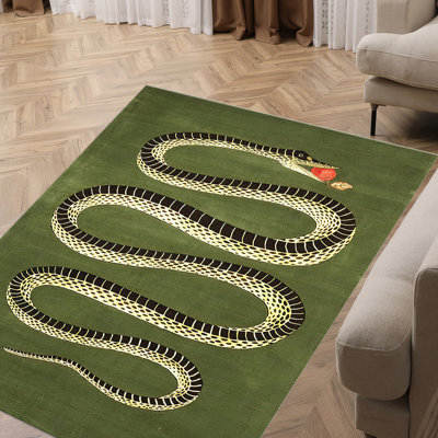 Soft Pile Printed Rug with Enchanting Floral Design Perfect for Enhancing the Aesthetic Appeal of Any Room in Your Home