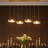4-Light Modern Linear LED Pendant Light In Dark Gold Finish-1465659314