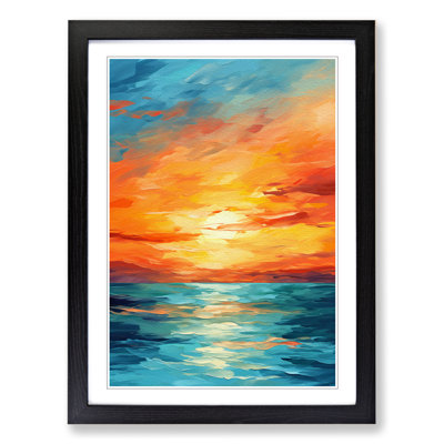 Sunset Abstract - Framed Print