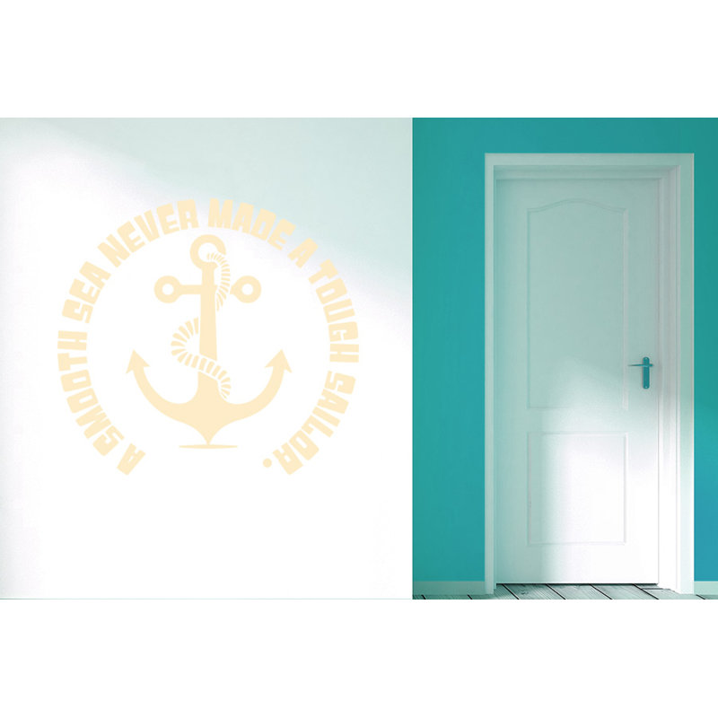 Nautical & Beach Wall Decal, Beige