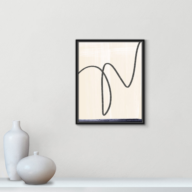 «Flottant» - «Floater Frame», reproduction d'art sur toile, H 21,5 po x l 17,5 po x P 2 po, Toile noire