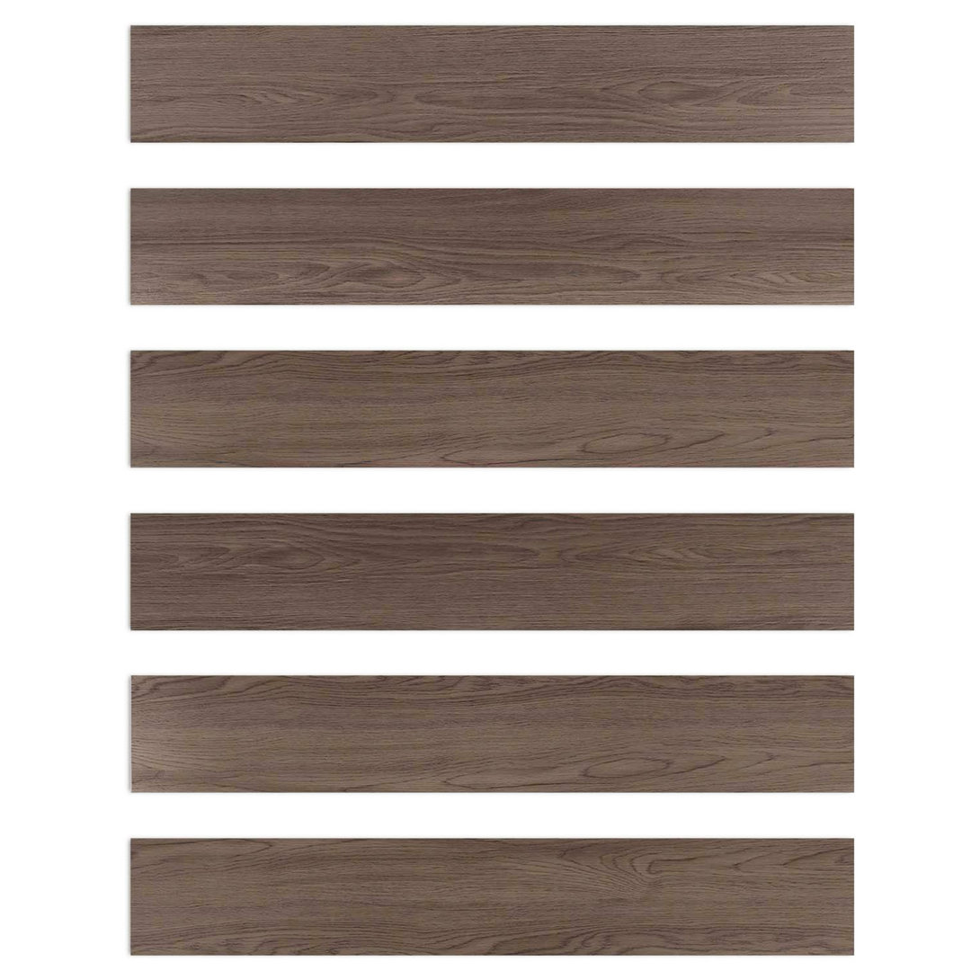 6" x 36" x 1.5mm Peel & Stick Vinyl Floor Tile, DIY Water Resistant Plank Flooring Flooring Plank (54 sq.ft./case) Jeedeson 