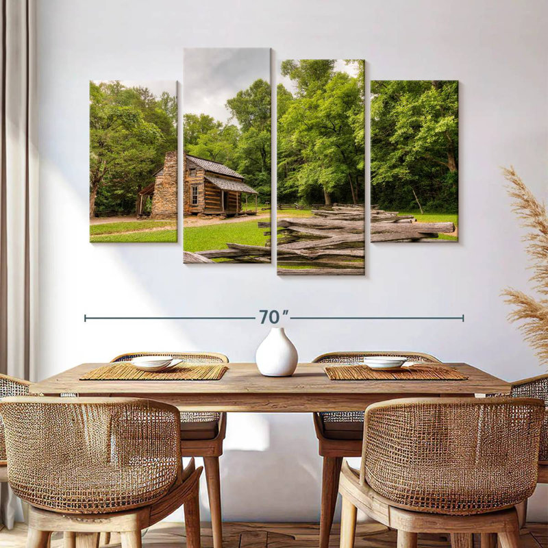 Alvord John Oliver Cabin, 42" H x 68" W