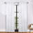  Modern Bohemian Leaves Pattern 100% Polyester Machine Washable Room Darkening Blackout Curtains-104901347-104901351