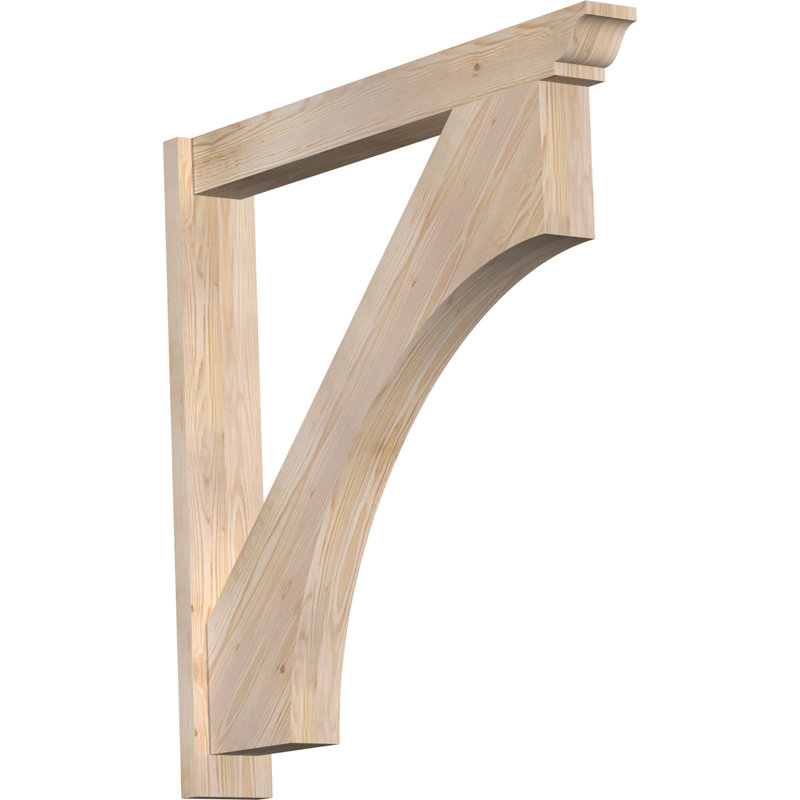 Persienne en bois Westlake, Sapin Douglas de 7 1/2 po (lisse), P 40 po x H 40 po