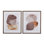 Side Step Framed Prints Set of 2 – Knotty Pine Frame with White Mat