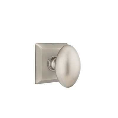Emtek Passage Knobset w/ Quincy Rosette and Egg Knob