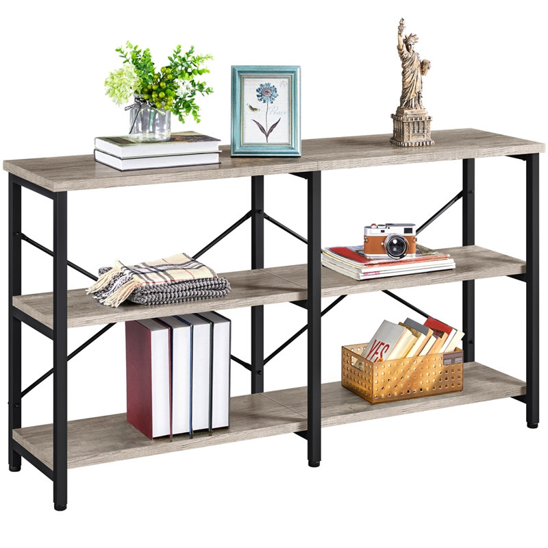 Hoder 55'' Console Table, Gray
