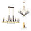 Lustre rectangulaire à 10 lumières Avangaline-1011434730