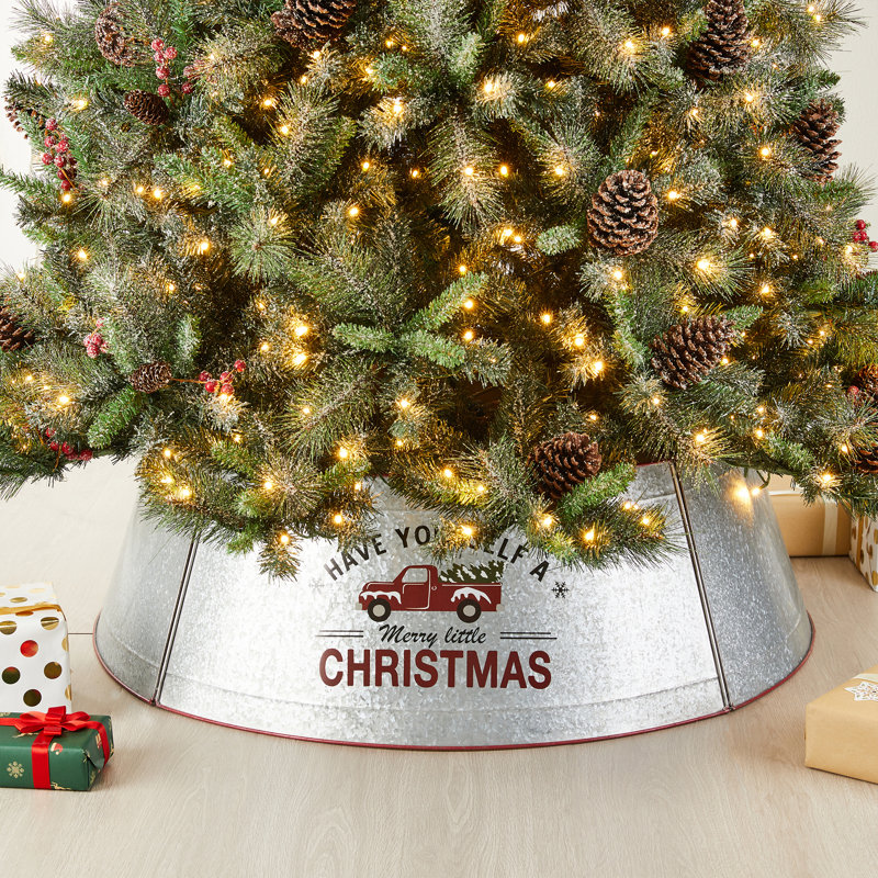 Colliers d'arbre de Noël en métal galvanisé