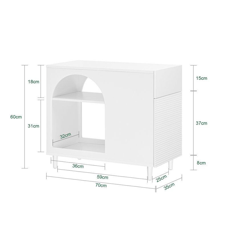 Quintino 1 Drawer Filing Cabinet