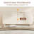  Beige Boucle Bed Frame with Upholstered Headboard, Soft Low Profile Sturdy Platform Bed with Rounded Corners Design, Heavy Duty, Wooden Slats, Noise Free, No Box Spring Needed, Queen Size-1033394306-1033394305