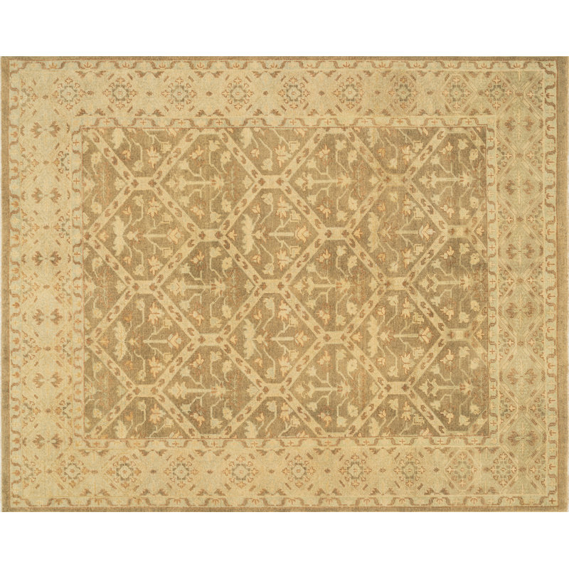Kirtley Wool Oriental Indoor Rug, Rectangle 9'6" x 13'6"