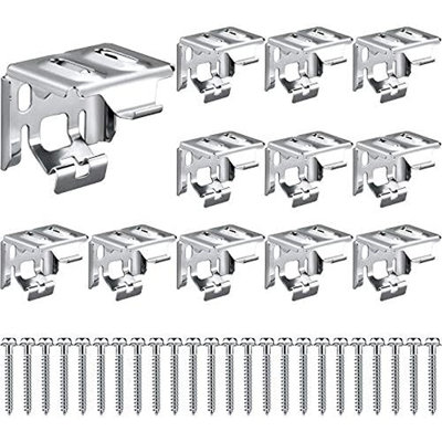 Mini supports pour stores pour fenêtre, ensemble de 6 pièces avec vis.