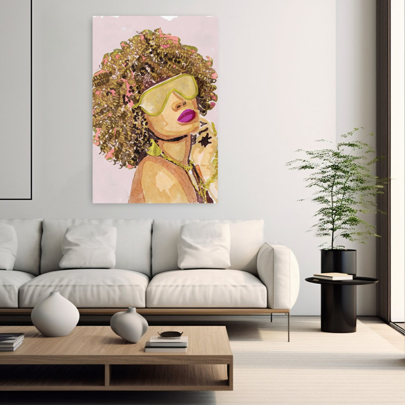 Fashion Icon 1 Piece Wrapped Canvas Wall Art, 152.4cm H x 101.6cm W