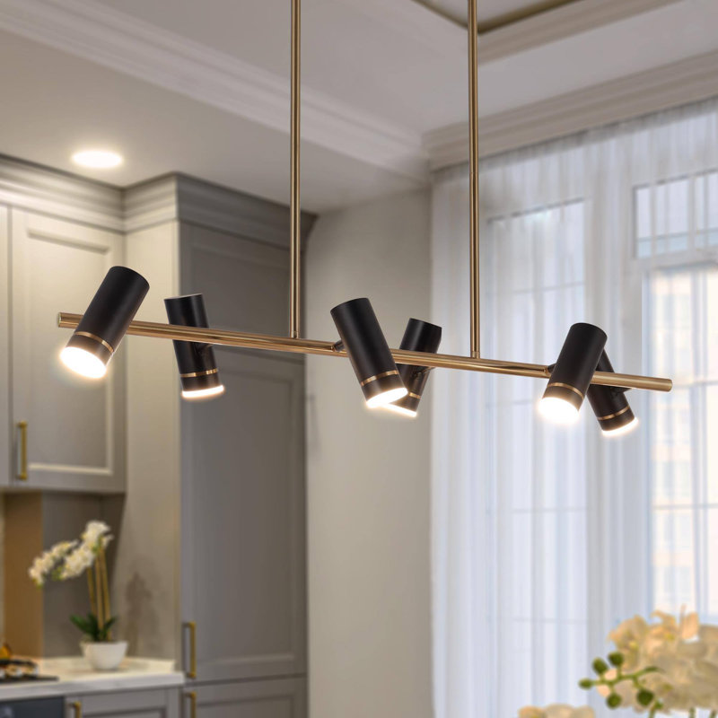 Luminaire suspendu linéaire à DEL 6 lumières Miaisabella