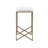 Backless Upholstered Counter Stool 26"H