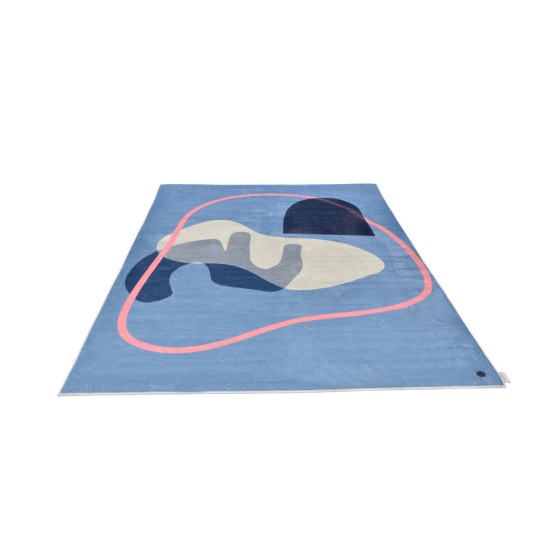Teppich Shapes in Blau, Rectangle 160 x 230cm