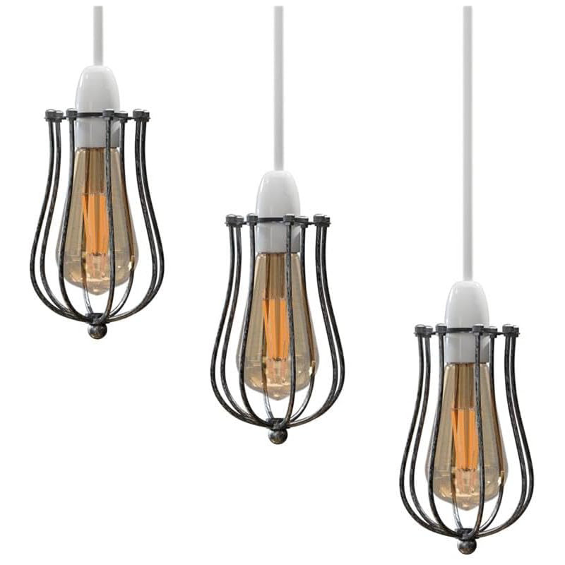 18cm H Metal Novelty Lamp Shade, Brushed Silver