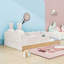 Lit plateforme simple tapissier avec coussins et sacs de rangement pour animaux-8846591