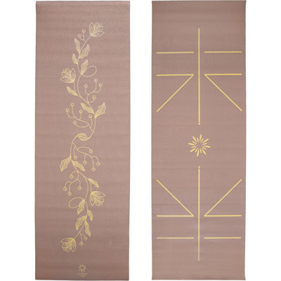 72" x 24" Alignment Yoga Mat 6mm Thick – Non‑Slip Reversible Exercise Mat for Yoga, Pilates & Home Fitness