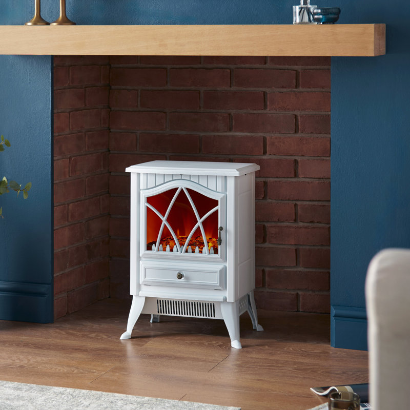VonHaus 38cm W Electric Stove, White