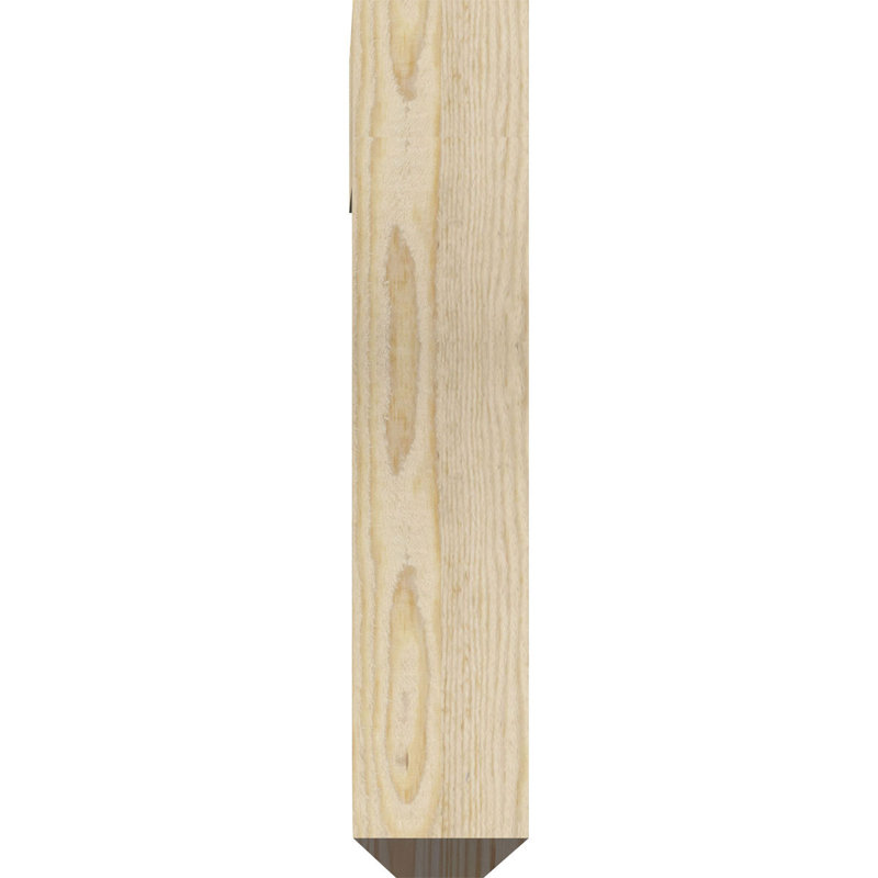 Support simple 4 "Galveston Ironcrest, H 19 po x P 16 po, Sapin de Douglas de l 3 1/2 po x T 2 po (lisse)