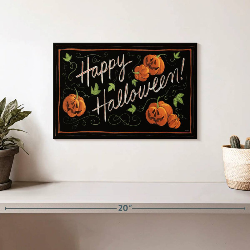 Jack O Lantern de Lelend Happy Halloween, H 8 po x l 12 po