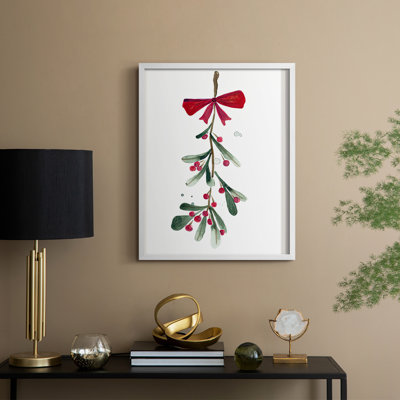 Warm Winter Wishes VI, reproduction encadrée - bois massif