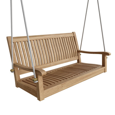 Del-Amo Straight Swing Teak Garden Bench