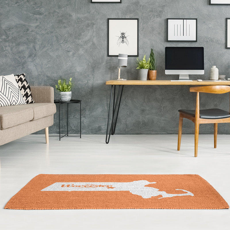 Tapis zone orange worcester massachusetts, Rectangle 5 pi x 7 pi, Oui